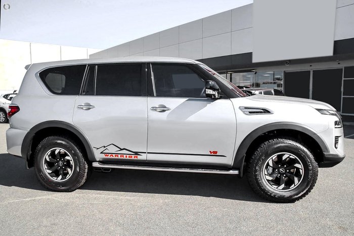 2025 Nissan Patrol Warrior Y62 MY25 4X4 Dual Range Brilliant Silver