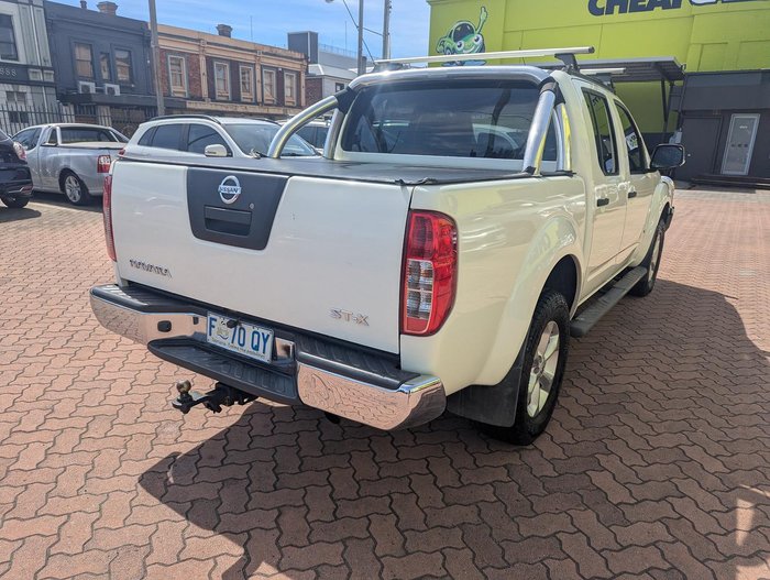 2013 Nissan Navara ST-X 550 D40 Series 5 4X4 Dual Range White