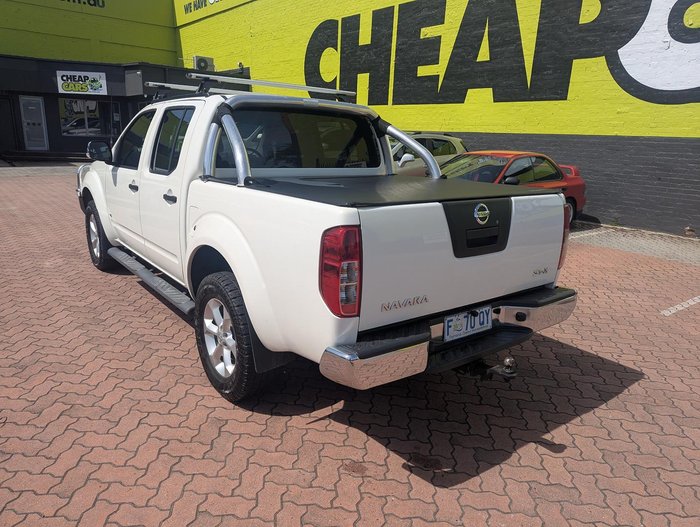 2013 Nissan Navara ST-X 550 D40 Series 5 4X4 Dual Range White