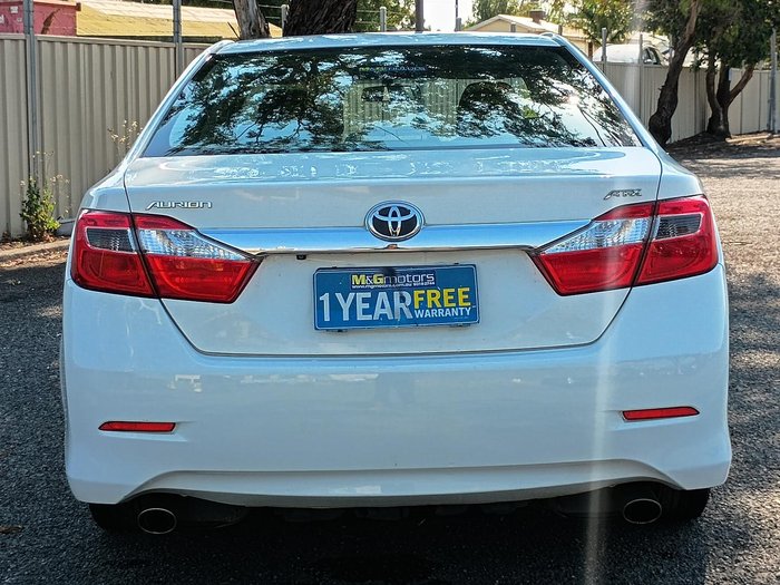 2012 Toyota Aurion AT-X GSV50R Diamond White