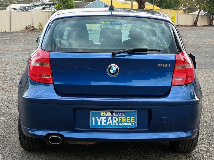 2007 BMW 1 Series 118i E87 Le Mans Blue