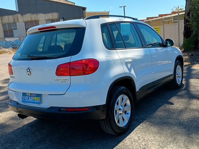 2013 Volkswagen Tiguan 132TSI Pacific 5N MY14 Four Wheel Drive Candy White