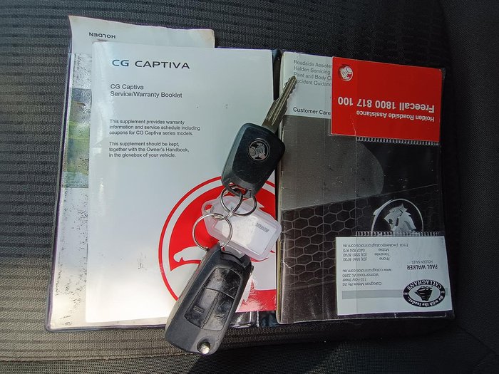 2013 Holden Captiva 5 CG Series II MY12 Pearl White