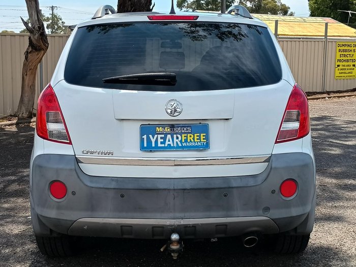 2013 Holden Captiva 5 CG Series II MY12 Pearl White
