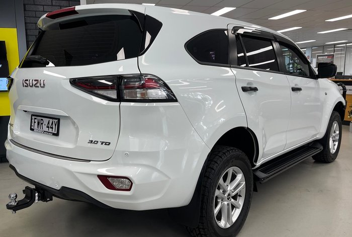 2021 Isuzu MU-X LS-M MY21 4X4 Dual Range Mineral White