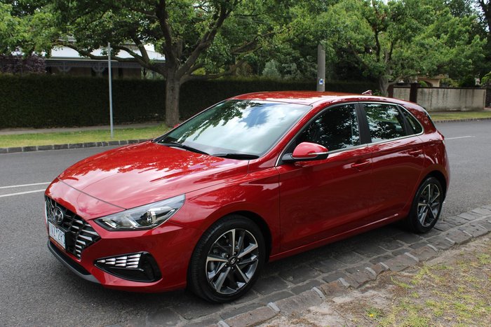 2022 Hyundai i30 Active PD.V4 MY22 Fiery Red