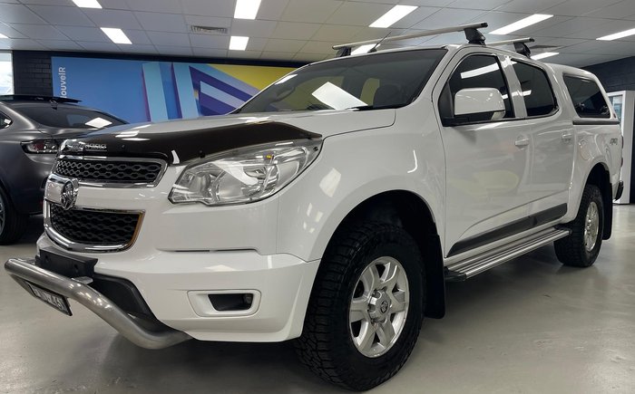 2013 Holden Colorado LT RG MY13 4X4 Dual Range Summit White