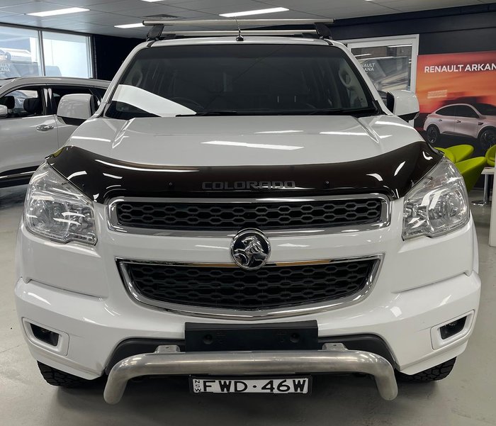 2013 Holden Colorado LT RG MY13 4X4 Dual Range Summit White