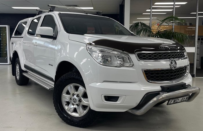 2013 Holden Colorado LT RG MY13 4X4 Dual Range Summit White