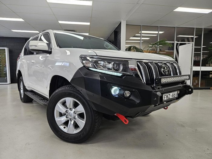 2023 Toyota Landcruiser Prado GXL GDJ150R 4X4 Dual Range Glacier White
