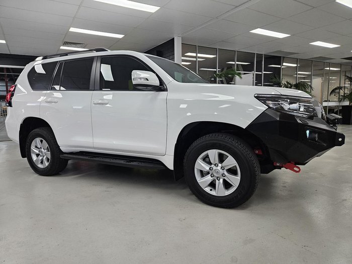 2023 Toyota Landcruiser Prado GXL GDJ150R 4X4 Dual Range Glacier White