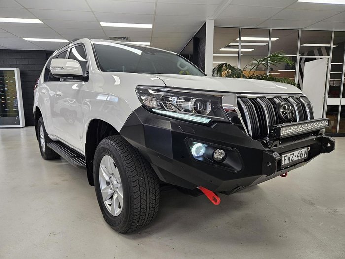 2023 Toyota Landcruiser Prado GXL GDJ150R 4X4 Dual Range Glacier White