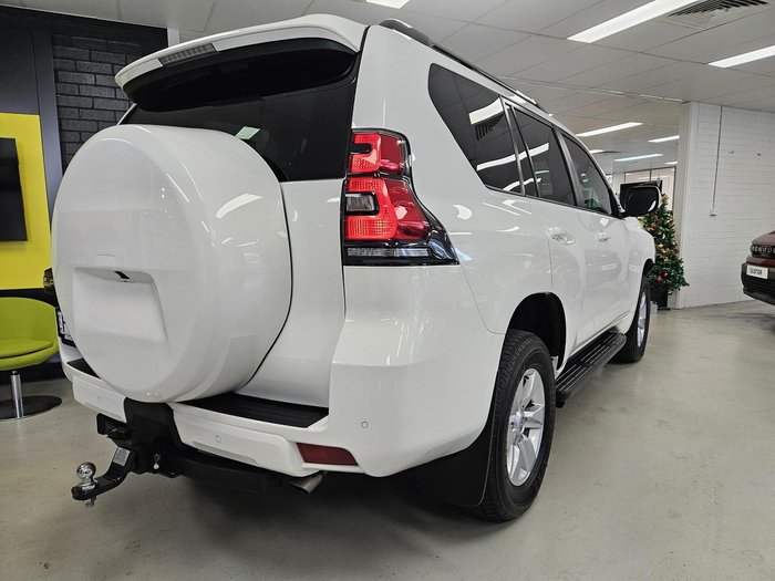 2023 Toyota Landcruiser Prado GXL GDJ150R 4X4 Dual Range Glacier White