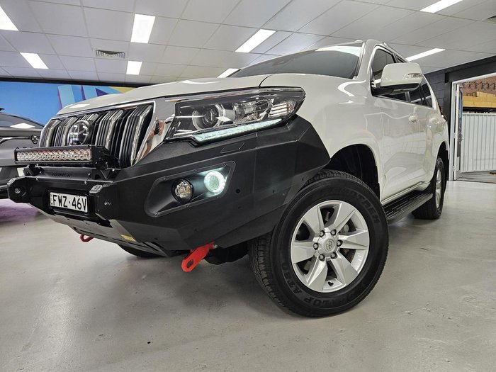2023 Toyota Landcruiser Prado GXL GDJ150R 4X4 Dual Range Glacier White