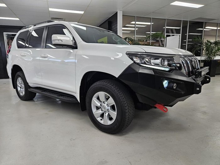 2023 Toyota Landcruiser Prado GXL GDJ150R 4X4 Dual Range Glacier White