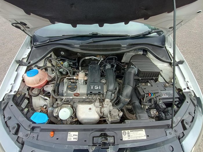 2012 Volkswagen Polo 77TSI Comfortline 6R MY12.5 Candy White