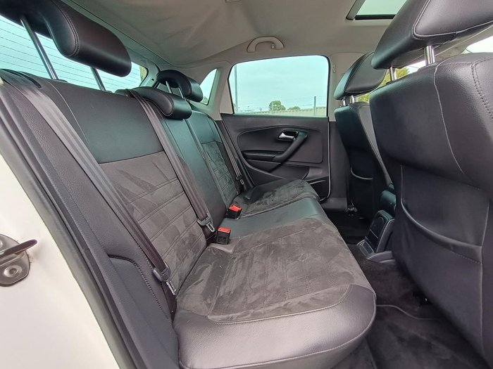 2012 Volkswagen Polo 77TSI Comfortline 6R MY12.5 Candy White