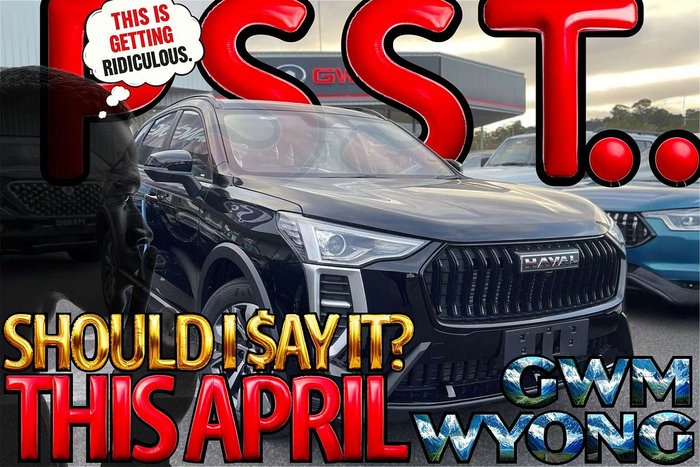 2025 GWM Haval Jolion Premium A01 Golden Black (8T01)