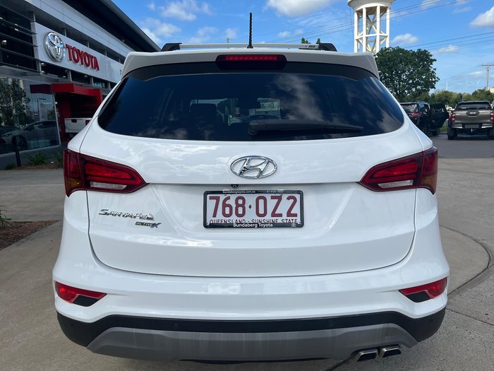 2018 Hyundai Santa Fe Active X DM5 Series II MY18 White Crystal