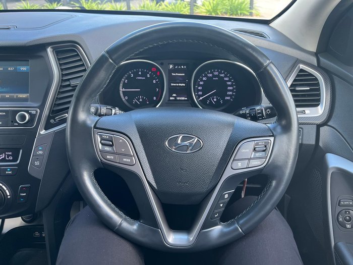 2018 Hyundai Santa Fe Active X DM5 Series II MY18 White Crystal