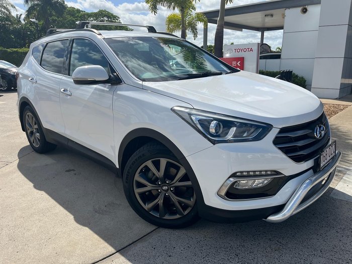 2018 Hyundai Santa Fe Active X DM5 Series II MY18 White Crystal