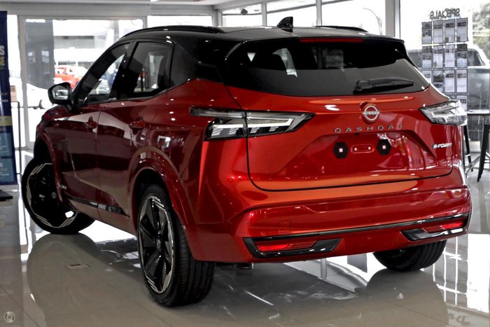 2025 Nissan QASHQAI N-DESIGN e-POWER J12 MY25 Fuji Sunset Red with Onyx Black Roof