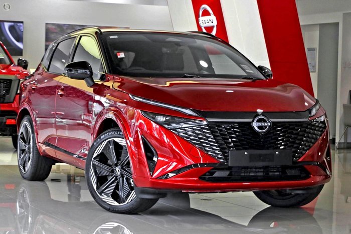 2025 Nissan QASHQAI N-DESIGN e-POWER J12 MY25 Fuji Sunset Red with Onyx Black Roof