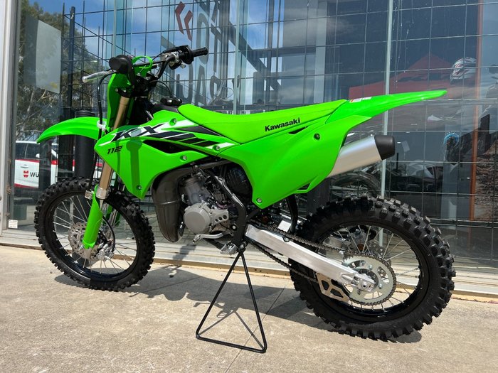 2025 Kawasaki 2025 Kawasaki 112CC KX112 (KX112ASFNN) Motocross GREEN