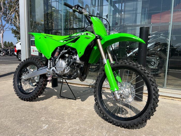 2025 Kawasaki 2025 Kawasaki 112CC KX112 (KX112ASFNN) Motocross GREEN