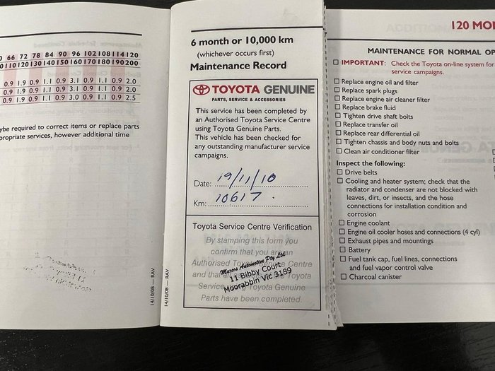 2009 Toyota RAV4 Cruiser L ACA33R MY09 4X4 On Demand Ebony