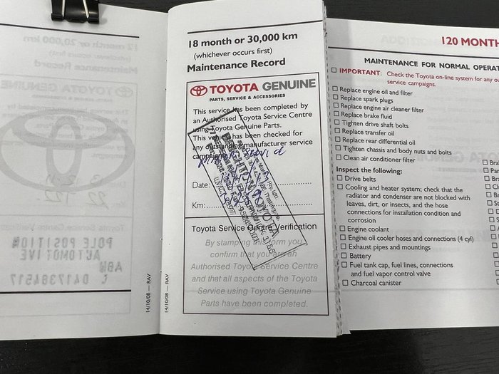 2009 Toyota RAV4 Cruiser L ACA33R MY09 4X4 On Demand Ebony