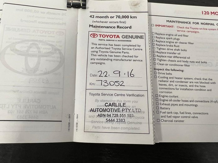 2009 Toyota RAV4 Cruiser L ACA33R MY09 4X4 On Demand Ebony