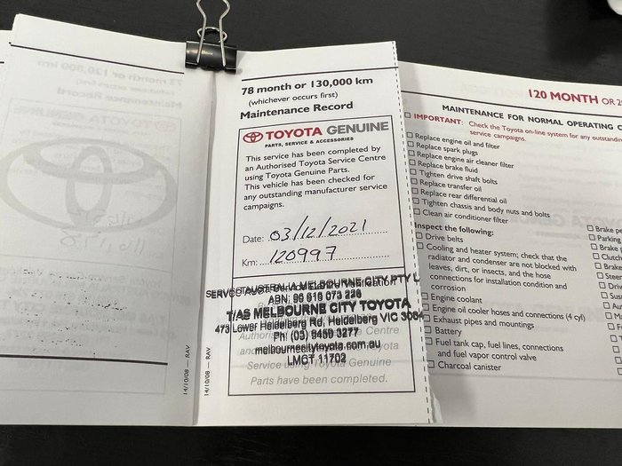 2009 Toyota RAV4 Cruiser L ACA33R MY09 4X4 On Demand Ebony