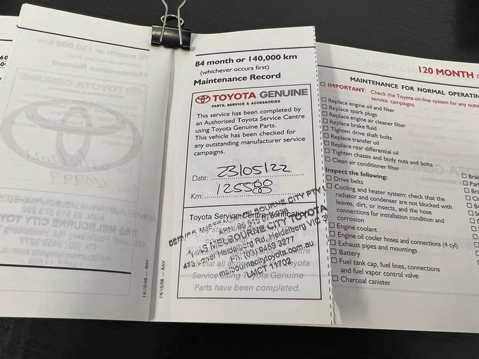 2009 Toyota RAV4 Cruiser L ACA33R MY09 4X4 On Demand Ebony