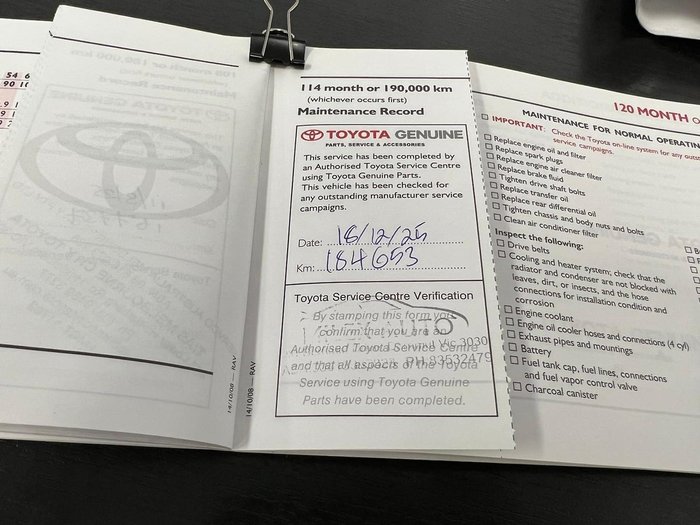 2009 Toyota RAV4 Cruiser L ACA33R MY09 4X4 On Demand Ebony