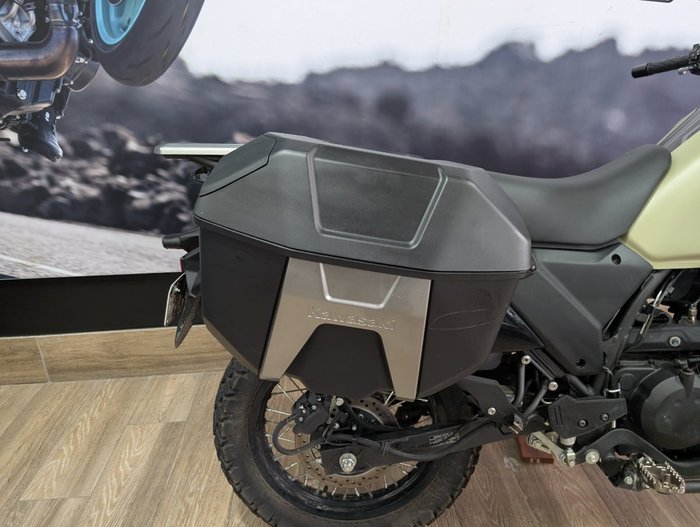 2025 Kawasaki KLR650 (KL650) ADVENTURE CYPHER CAMO BEIGE (MATTE)