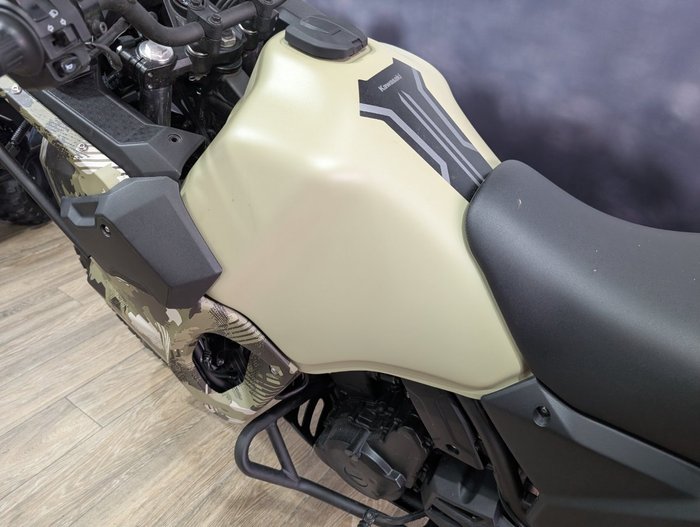 2025 Kawasaki KLR650 (KL650) ADVENTURE CYPHER CAMO BEIGE (MATTE)