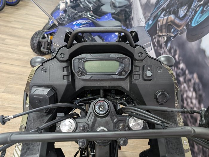 2025 Kawasaki KLR650 (KL650) ADVENTURE CYPHER CAMO BEIGE (MATTE)