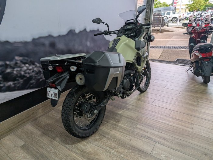 2025 Kawasaki KLR650 (KL650) ADVENTURE CYPHER CAMO BEIGE (MATTE)
