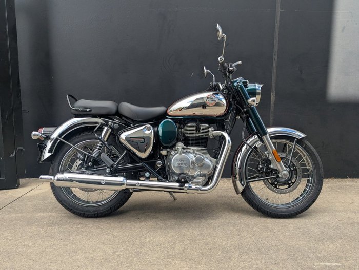 2025 Royal Enfield (see Also Enfiel CLASSIC 350 HALCYON Emerald Chrome