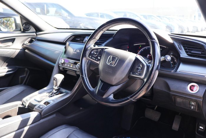 2019 Honda Civic +LUXE 10th Gen MY19 Platinum White