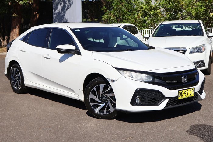 2019 Honda Civic +LUXE 10th Gen MY19 Platinum White