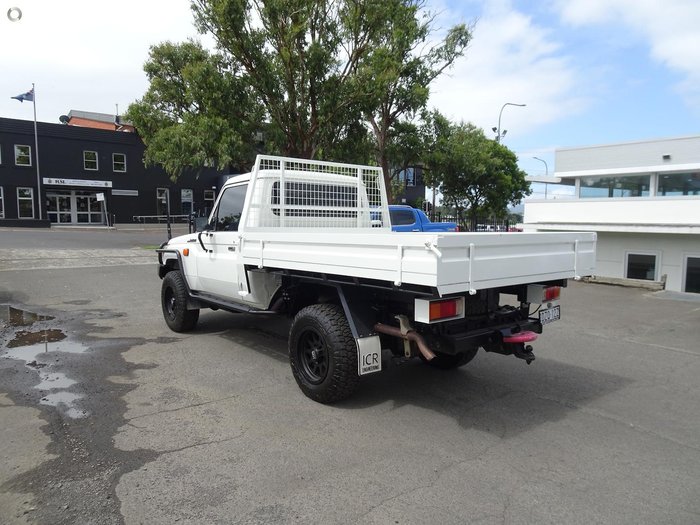 2013 Toyota Landcruiser Workmate VDJ79R MY13 4X4 Dual Range French Vanilla
