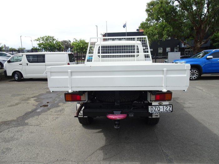 2013 Toyota Landcruiser Workmate VDJ79R MY13 4X4 Dual Range French Vanilla