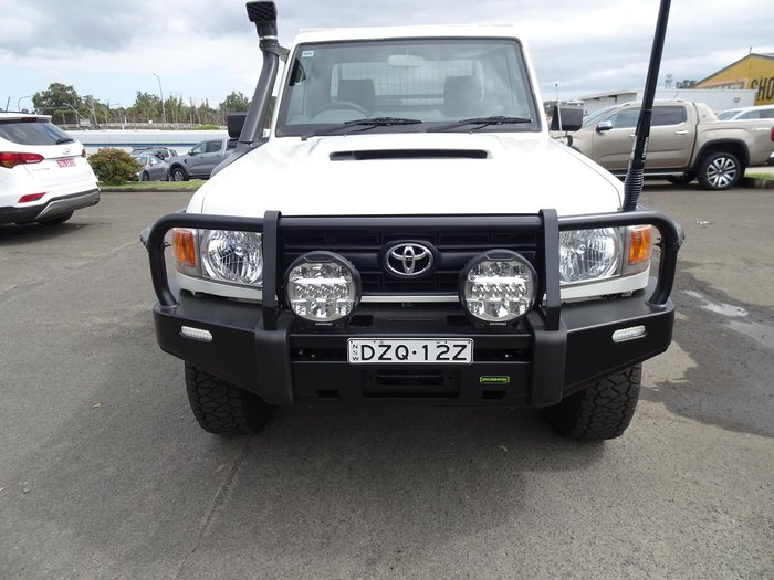 2013 Toyota Landcruiser Workmate VDJ79R MY13 4X4 Dual Range French Vanilla
