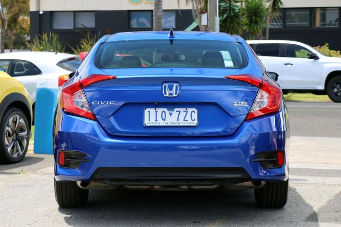 2016 Honda Civic VTi-LX 10th Gen MY16 Brilliant Sporty Blue