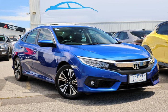 2016 Honda Civic VTi-LX 10th Gen MY16 Brilliant Sporty Blue