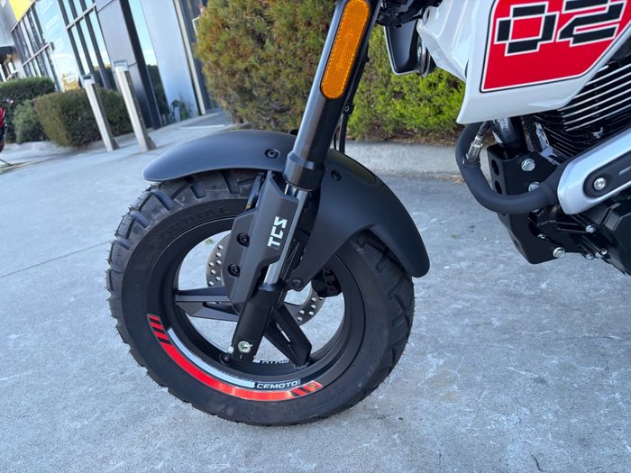 2025 CFMOTO XO PAPIO TRAIL NEBULA WHITE