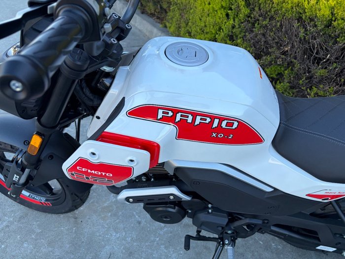 2025 CFMOTO XO PAPIO TRAIL NEBULA WHITE