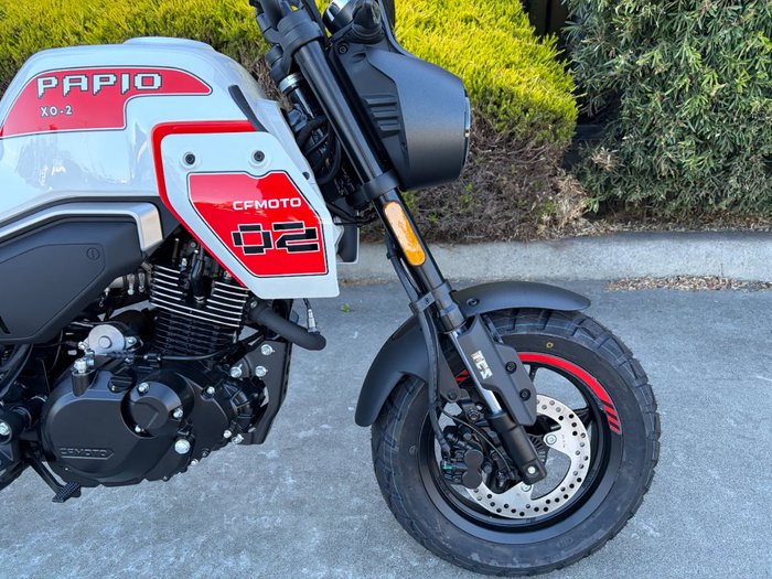 2025 CFMOTO XO PAPIO TRAIL NEBULA WHITE